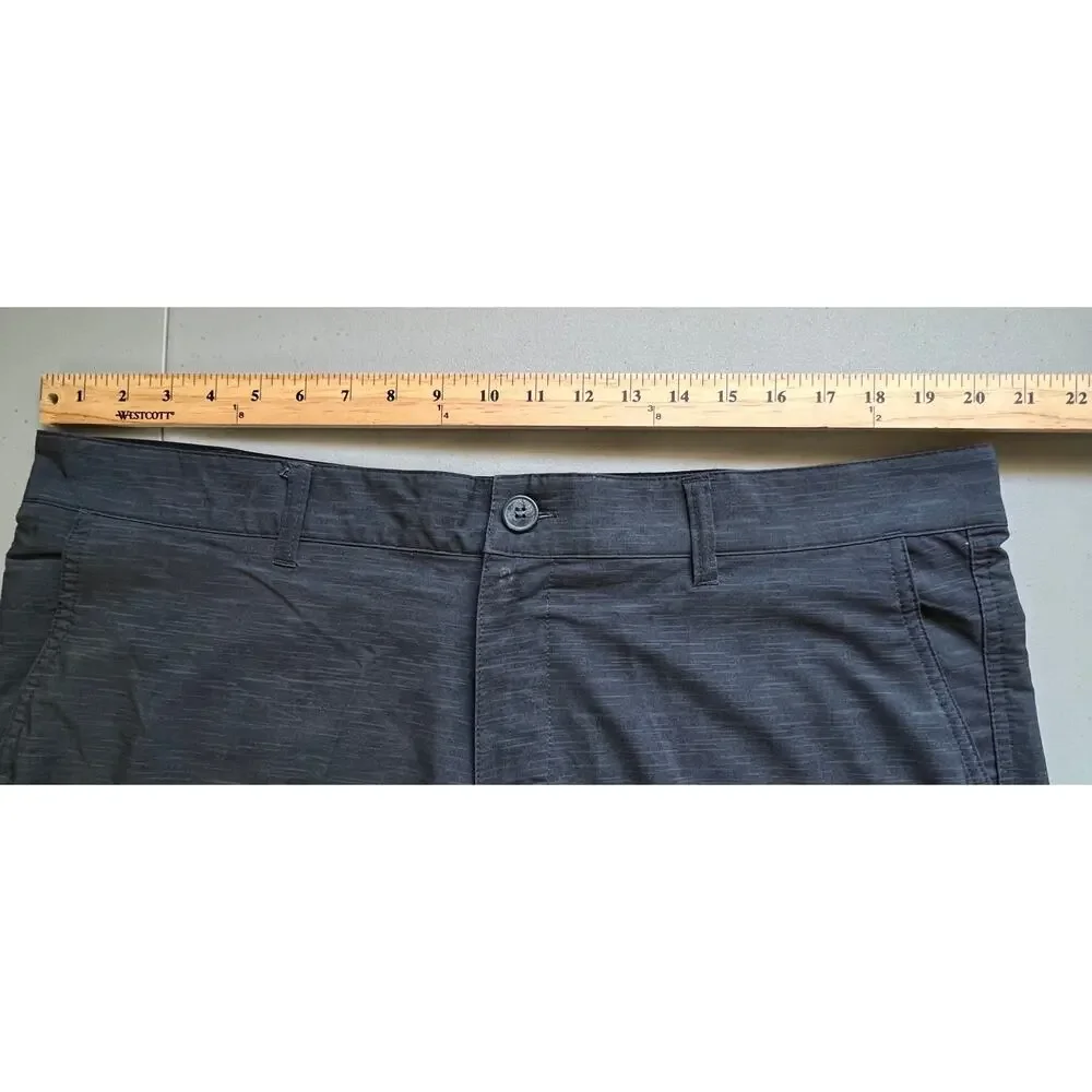 OP Flex 4 Way Stretch Mens Gray Shorts Size 40 Golf Casual Flat Front